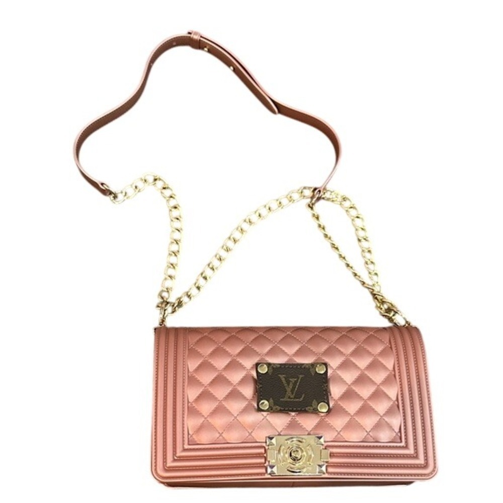 Luxury Pink Quilted Shoulder Bag